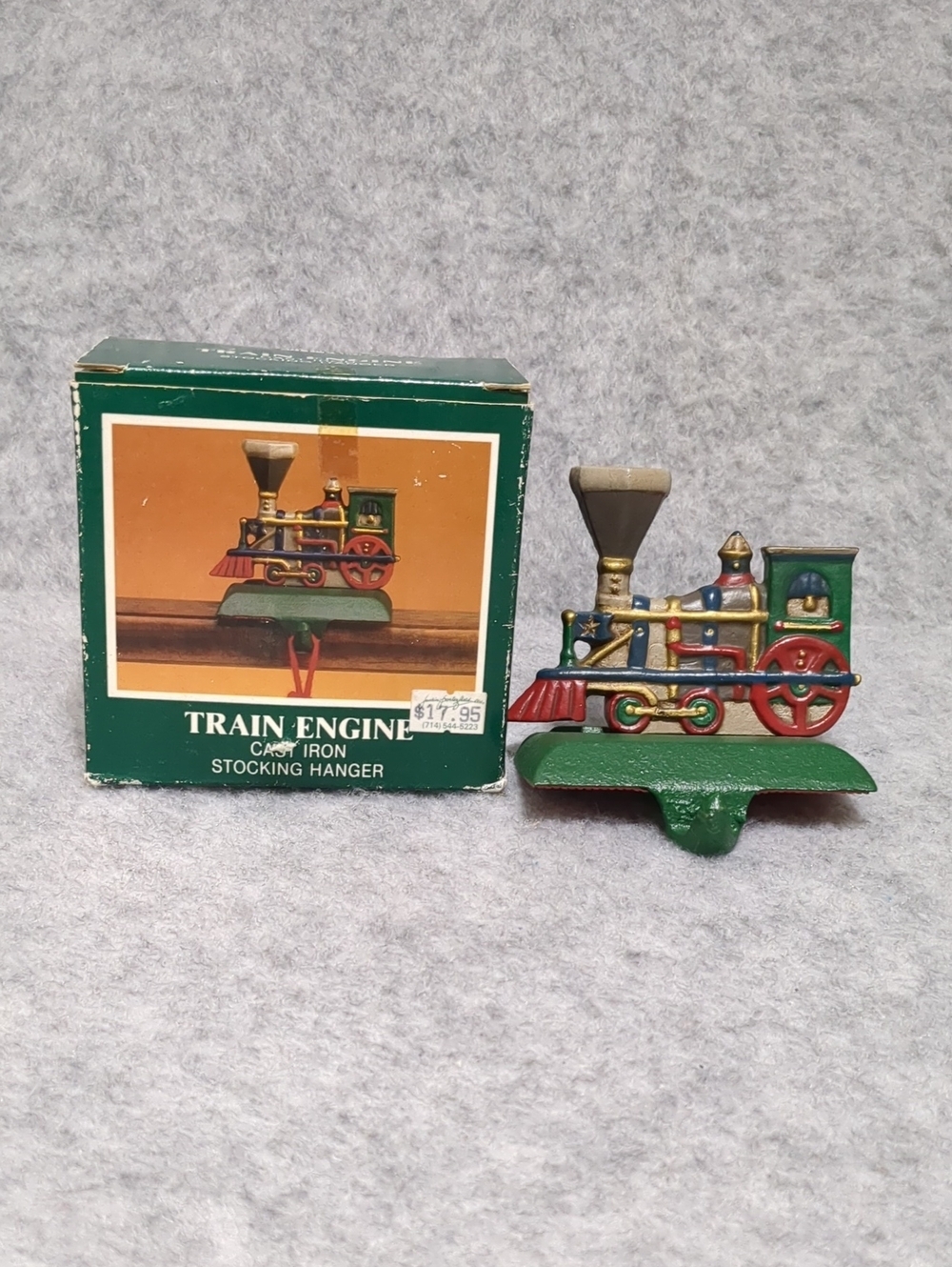 Midwest train engine cast iron stock hanger NIB